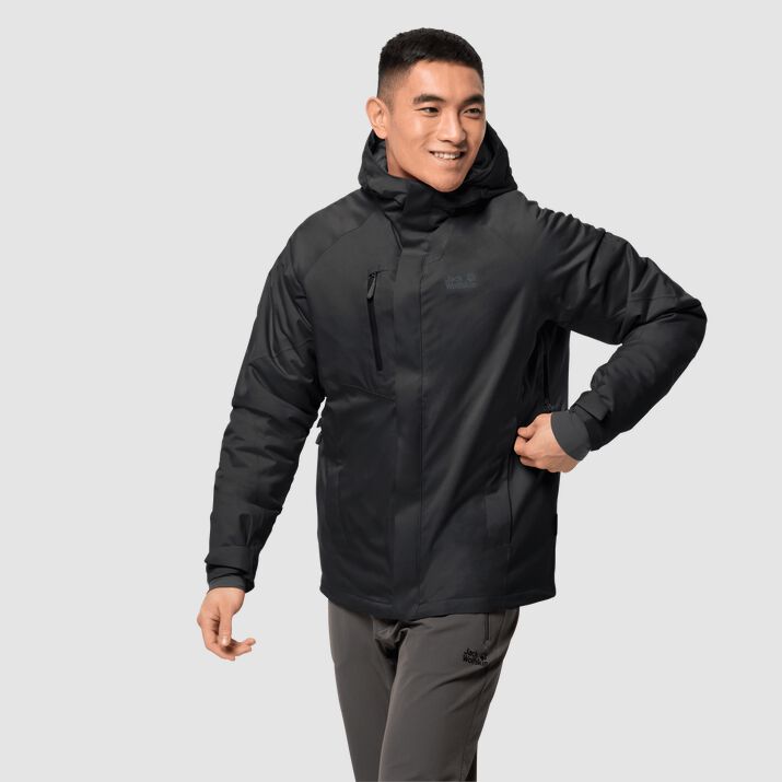 Chamarra Invierno Jack Wolfskin Troposphere Hombre Negros Mexico-3427819